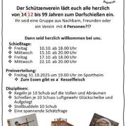 Dorfschießen 2025