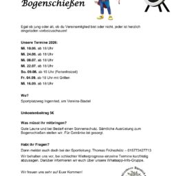 Bogenschießen 2026